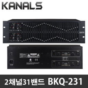 카날스 BKQ-231 디지털 그래픽 이퀄라이저 2채널 31밴드 교회 강당 행사용 공연