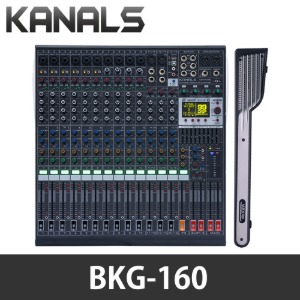 카날스 BKG-160 오디오믹서 16채널 이펙터내장 오디오인터페이스 USB 블루투스