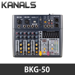 카날스 BKG-50 소형믹서 오디오인터페이스 오디오믹서 인터넷방송 유튜브 개인방송
