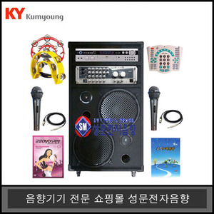 노래방반주기세트10KDVD-1100금영가정용일체형 유선마이크세트