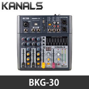 카날스 BKG-30 소형믹서 오디오인터페이스 오디오믹서 인터넷방송 유튜브 개인방송