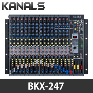 카날스 BKX-247 오디오믹서 26채널 이펙트내장 공연 행사 방송 교회 전문가용